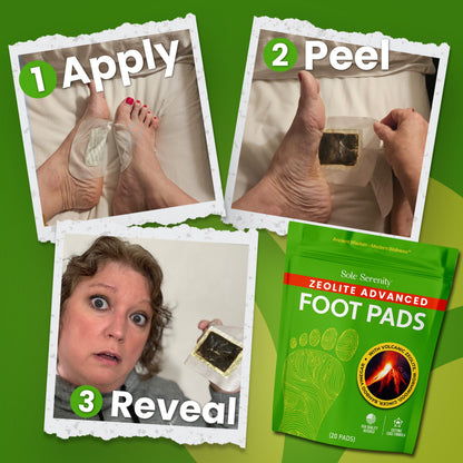 Detox Foot Pads - Zeolite, Ginger, Wormwood