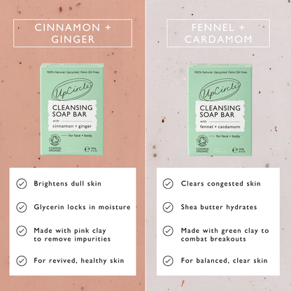 Cinnamon + Ginger Cleansing Bar