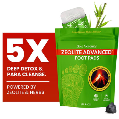 Detox Foot Pads - Zeolite, Ginger, Wormwood